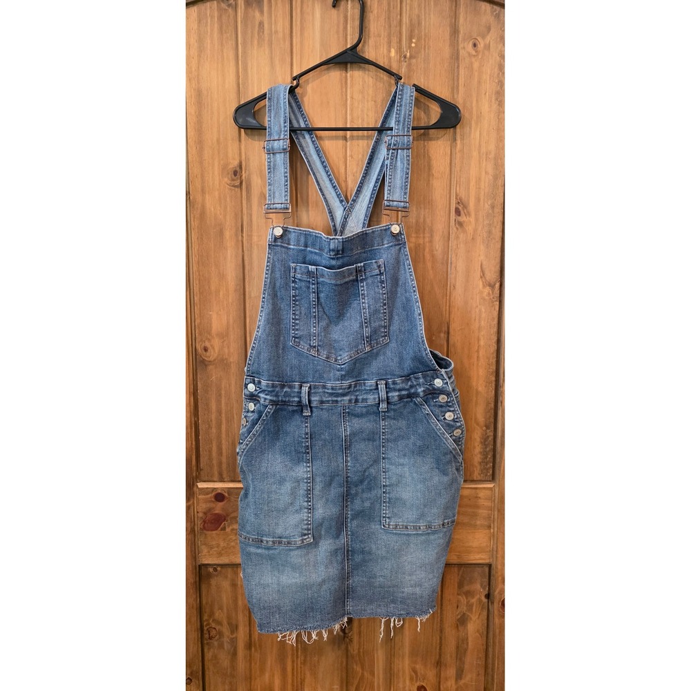 Judy Blue Blue Denim Overall Mini Dress